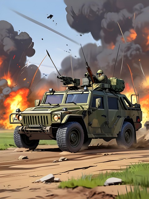 Free Army Vehicle illustration and picture