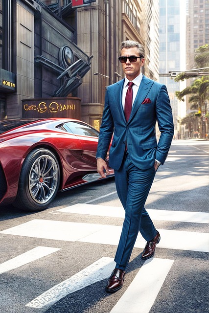 Free ai generated man luxury illustration
