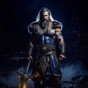 Free Ai Generated Viking illustration and picture