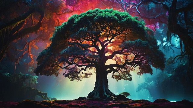 Infinity Tree Ai Download Ai Generated, Magical, Tree. Royalty-Free Stock Illustration ...