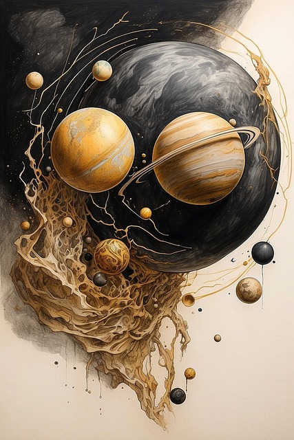 Download Ai Generated Solar System Planets Royalty Free Stock