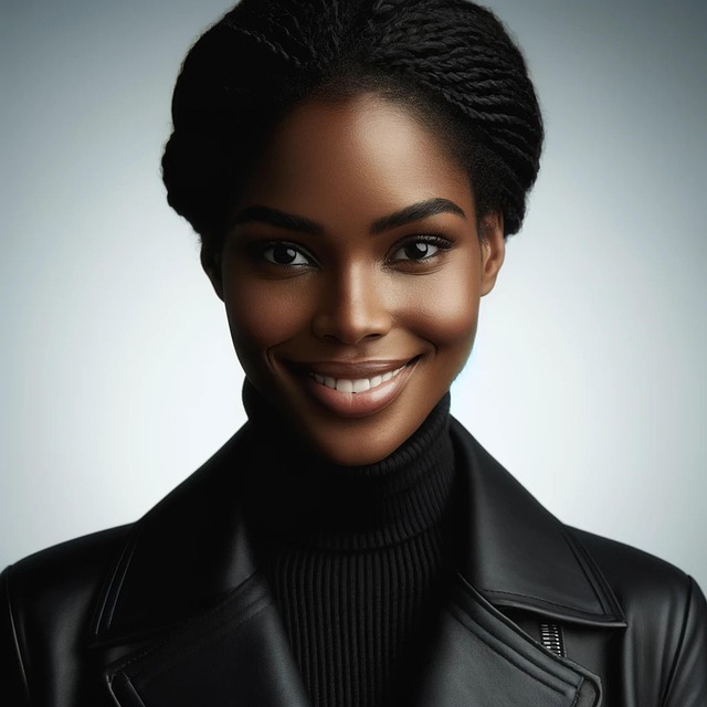 Free Black Woman Braided Hair illustration and picture