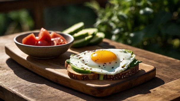 Desayuno, Huevo, Nuevo, Relajarse