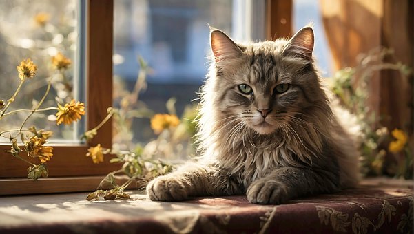Free Ai Generated Cat illustration and picture