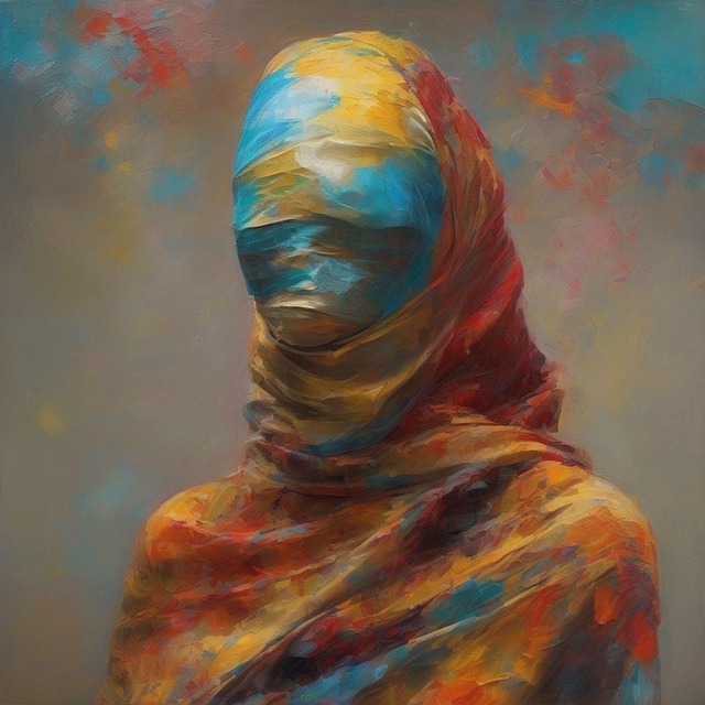 Free ai generated cloth hidden illustration