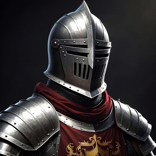 Free ai generated knight warrior illustration