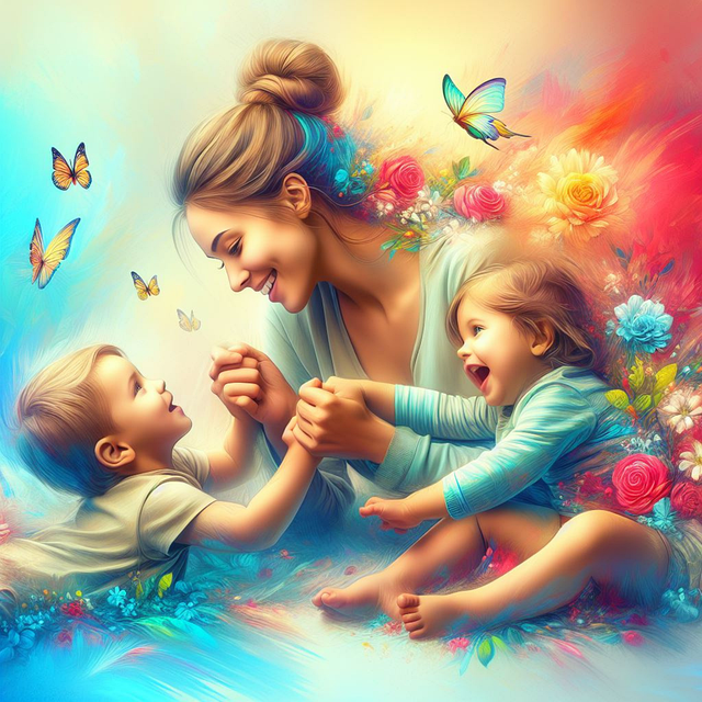 Mutter, Mama, Familie, Baby, Liebe, Kind