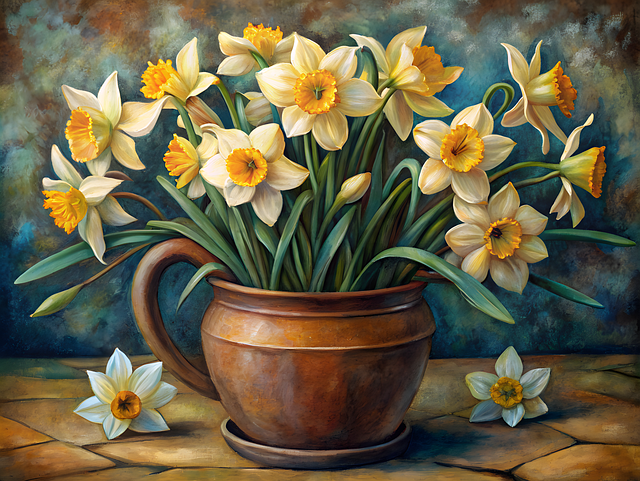 Ai Gegenereerd, Narcissen, Bloemen