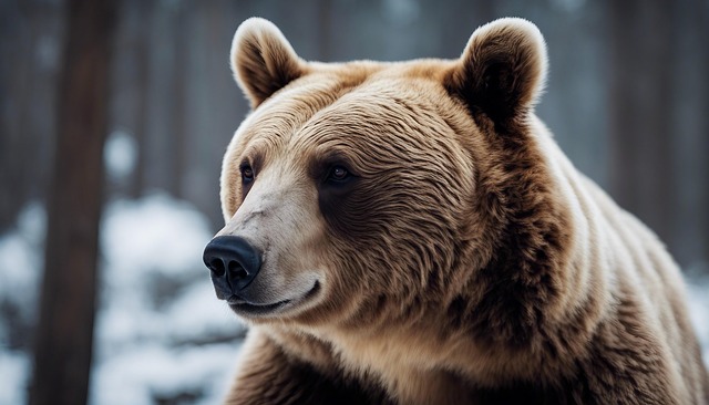 Free ai generated bear wildlife illustration