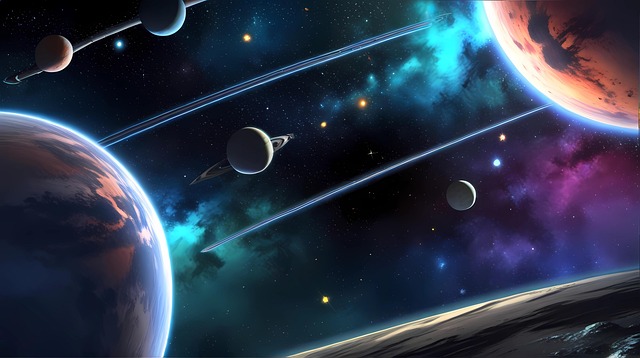 Universum, Galaxy, Liebling, Planeten