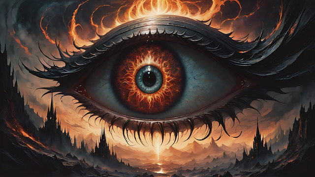 Free ai generated eye fantasy illustration