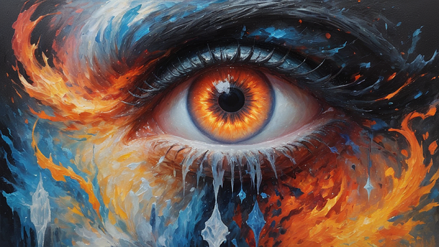 Free ai generated eye fantasy illustration