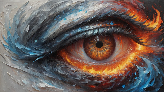 Free ai generated eye fantasy illustration