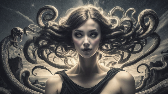 Ai Generat, Medusa, Șerpi, Fantezie