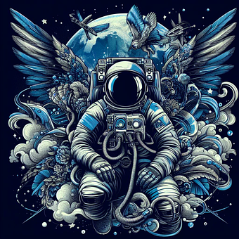 Free Astronaut Space illustration and picture