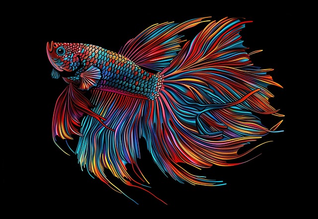 Free ai generated fish nature illustration