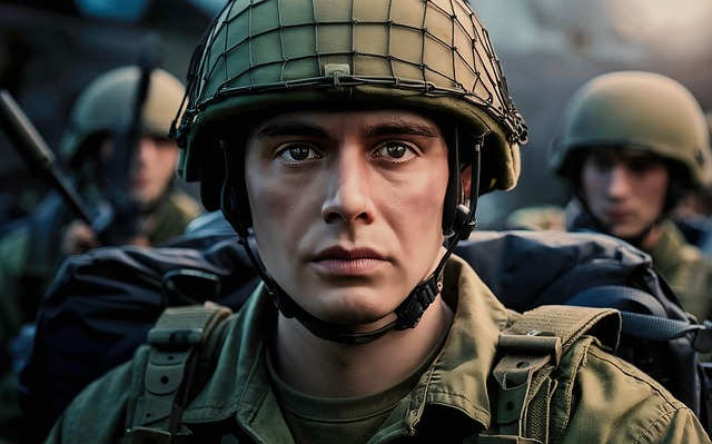 Free ai generated war soldier illustration