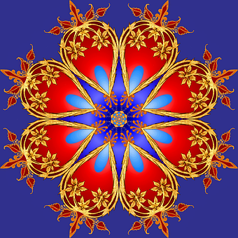 Mandala, Cirkelvormige Afbeelding