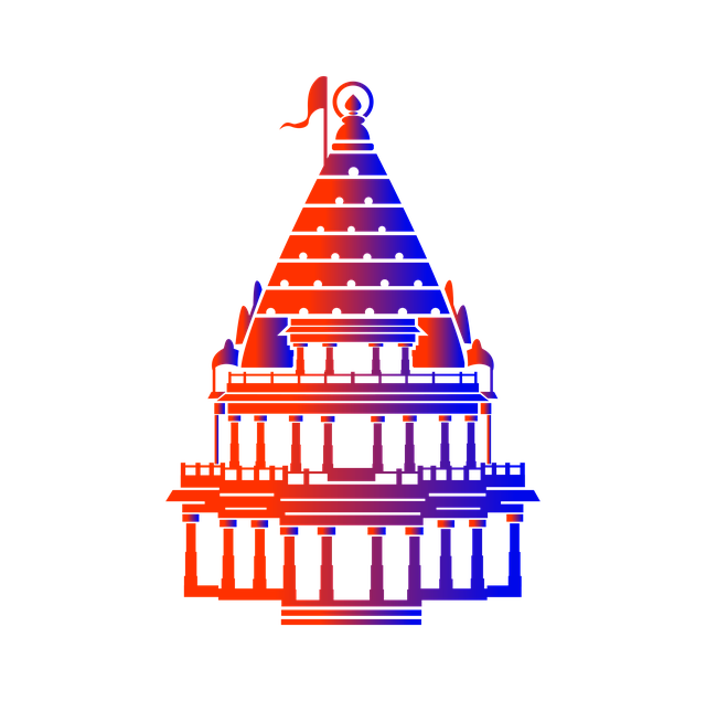 Free shiva temples hinduism mahakaleshwar mandir illustration