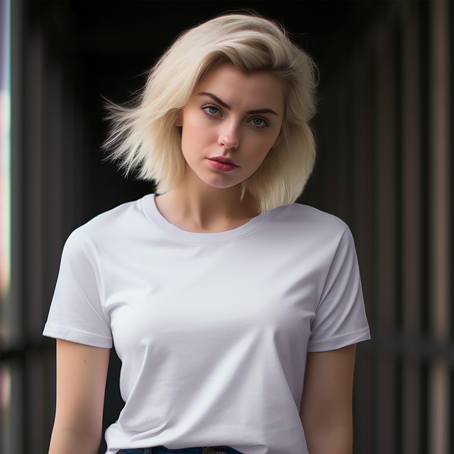 Ai Generado, Mujer, Camisa, Ropa