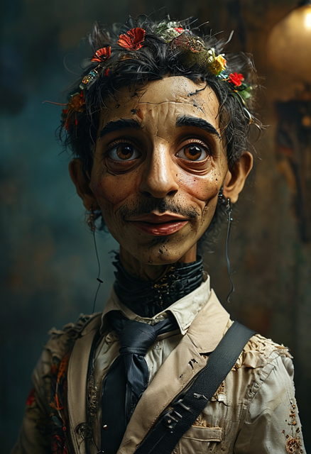 Download free HD stock image of Ai Generated Puppet Free ai generated puppet marionette illustration