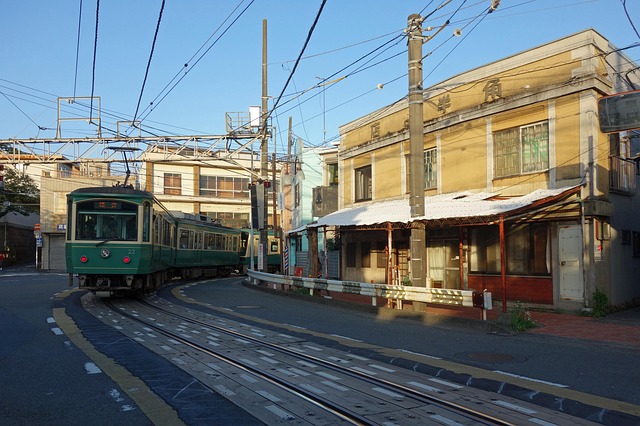 Enoshima, Shonan, Enoden, Kamakura, Zug