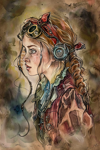 Free Ai Generated Girl illustration and picture