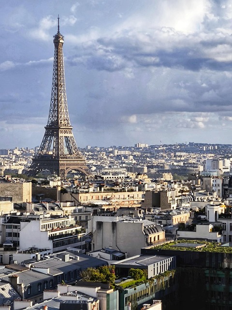 Free tower landmark panorama illustration