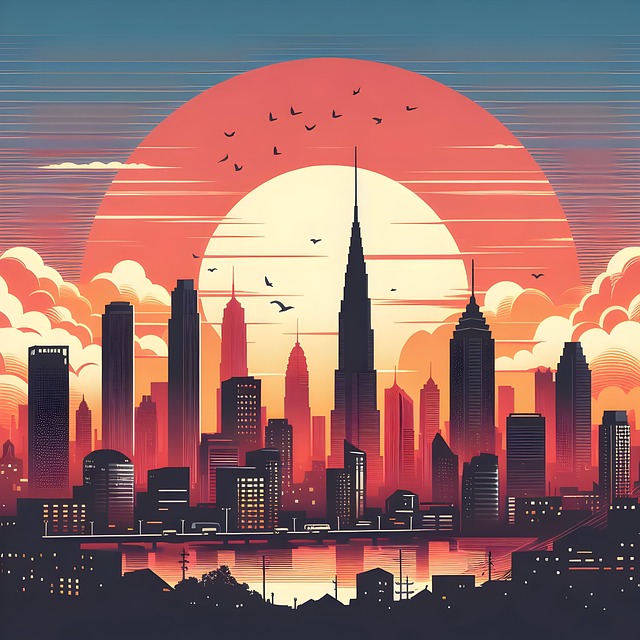 Free Ai Generated City illustration and picture