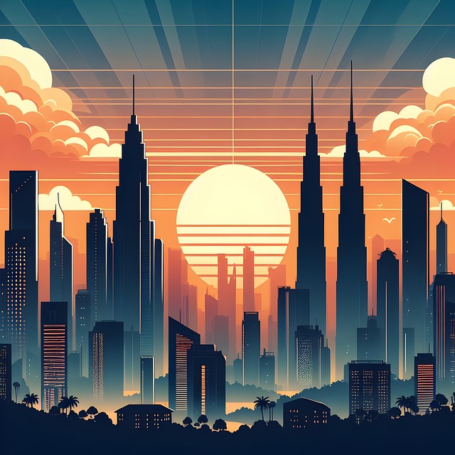 Free Ai Generated City illustration and picture