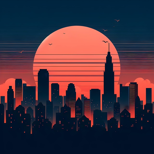 Free Ai Generated City illustration and picture