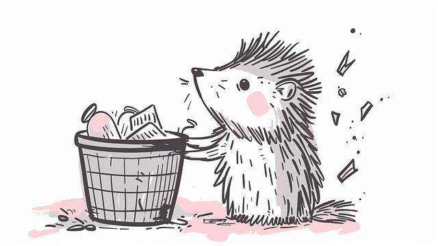 Download free HD stock image of Ai Generated Hedgehog Free ai generated hedgehog beaver illustration
