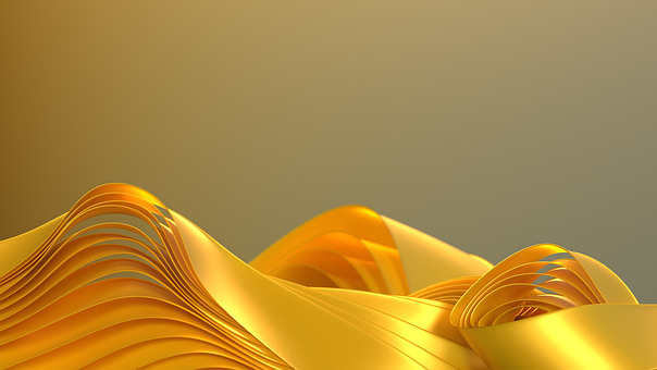 Free Wave Gold illustration and picture