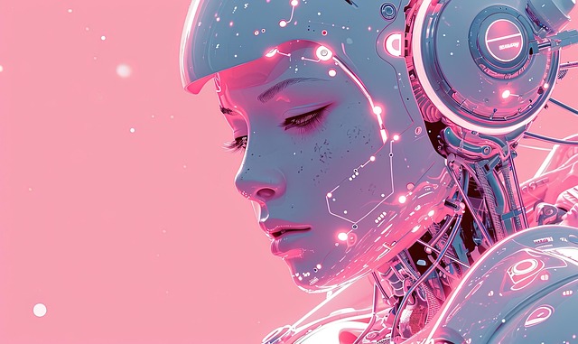 Free ai generated woman technology illustration