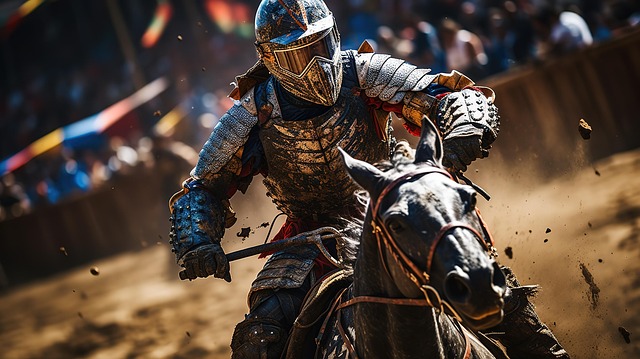 Free ai generated knight middle ages illustration