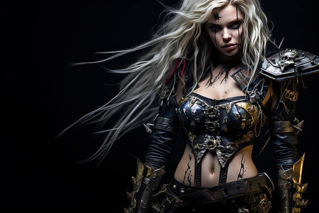 Download free HD stock image of Ai Generated Woman Free ai generated woman warrior illustration