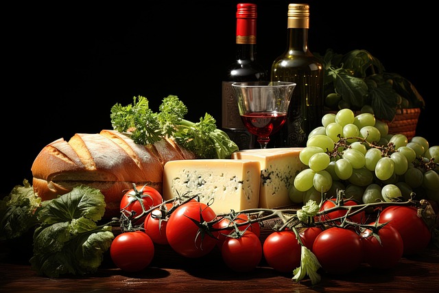 Free ai generated bread tomatoes illustration