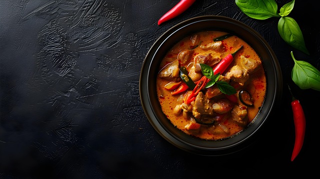 Free curry turmeric food illustration