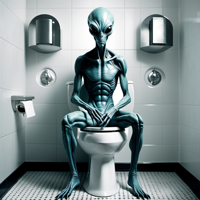 Free ai alien on illustration