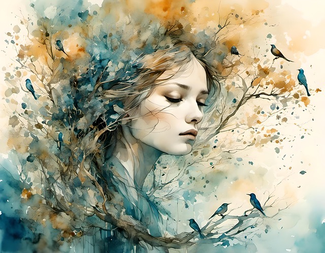 Download free HD stock image of Dreamy Nature Free dreamy nature vague illustration