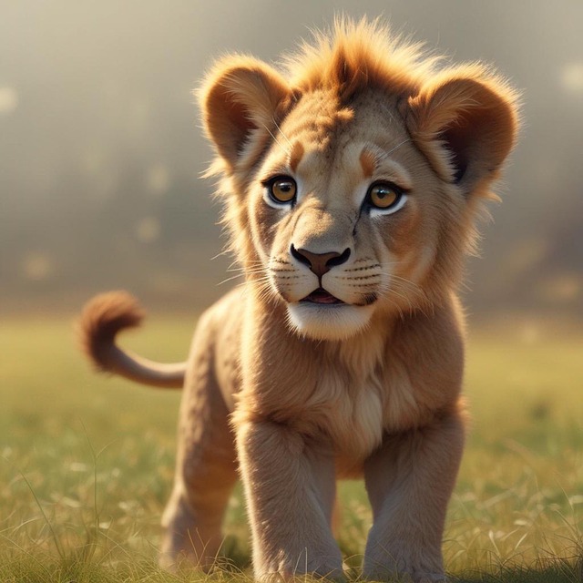 Free lion lion cub young illustration