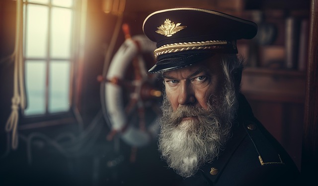 Free ai generated captain old illustration