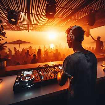 Free Ai Generated Dj illustration and picture