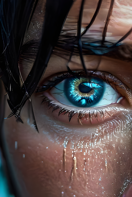 Ai Generado, Mujer, Ojo, Pestañas, Hd