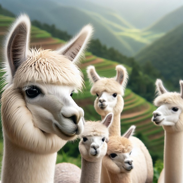 Download Alpacas, Camels, Nature. Royalty-Free Stock Illustration Image ...