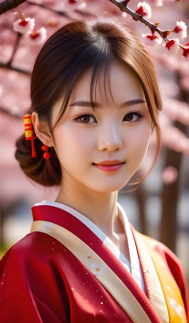 Free japanese asian traditional costume illustration