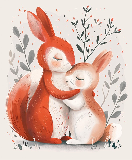 Free ai generated animals cartoon illustration