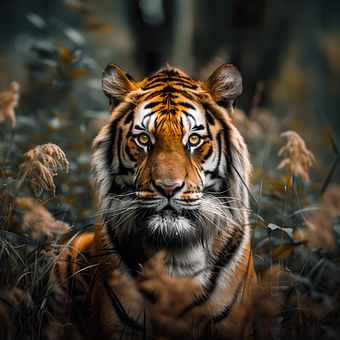 Free Ai Generated Tiger illustration and picture