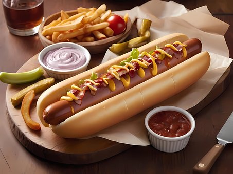 Free Hot Dog Sausages photo and picture