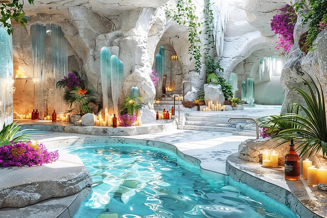 Free pool spa relax illustration